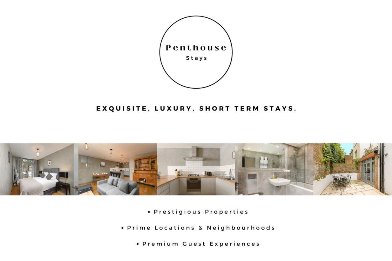 Penthousestays Nr Notting Hill - Luxury 2 Bedroom King Bed Apartment - Near Portobello Road Londen Buitenkant foto